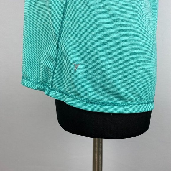 Old Navy Active Go Dry M Micro Striped Heather Activewear T-Shirt Tee - Picture 6 of 12